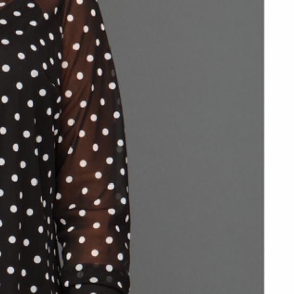 INC Women’s Button down black and white polka dot blouse. Jewel buttons. 2x - Picture 7 of 7